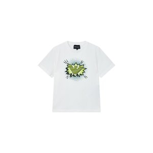 엠포리오아르마니주니어 붐 이글 로고 티셔츠(0453110009)