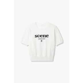[지컷25S/S]레터링 크루넥 썸머 니트(7255250101)