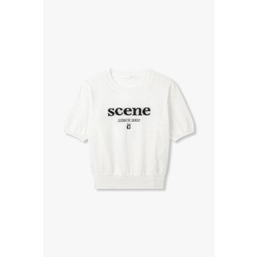 GCUT [25S/S] 레터링 크루넥 썸머 니트(7255250101)