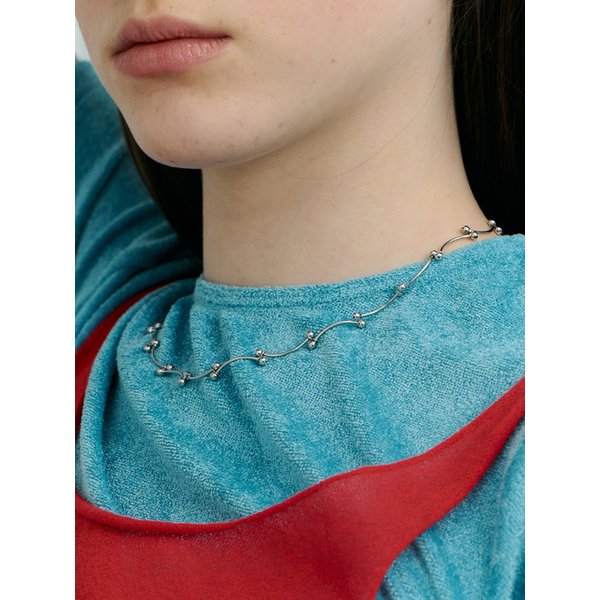 Ripple Ball Chain Necklace_VH2534NE002M