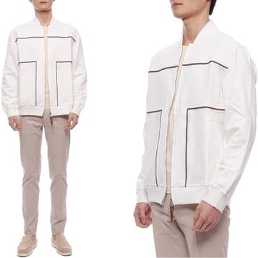 브루넬로쿠치넬리 25SS 남성 프렌치 테리 집업 재킷 (MW8639084G C7220 25S)