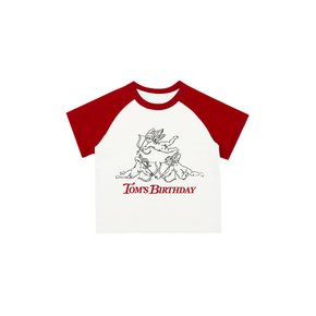 Cupid Raglan T-shirts RED