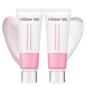 코스포유 [40%OFF]하이디어랩 듀얼 아쿠아 톤업 크림 60ml (1+1)