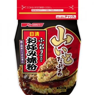 닛신 제분 밀링의 베르나 감자를 듬뿍 넣은 오코노미야키 가루 약 8장 (400g)