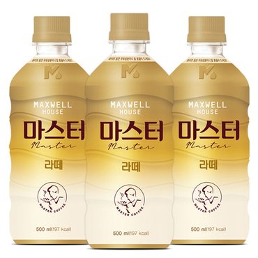  맥스웰하우스 마스터 라떼 500mlx24펫