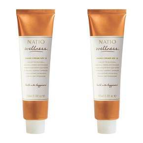 나티오 웰니스 핸드 크림 Natio Wellness Hand Cream SPF 15 100ml 2개