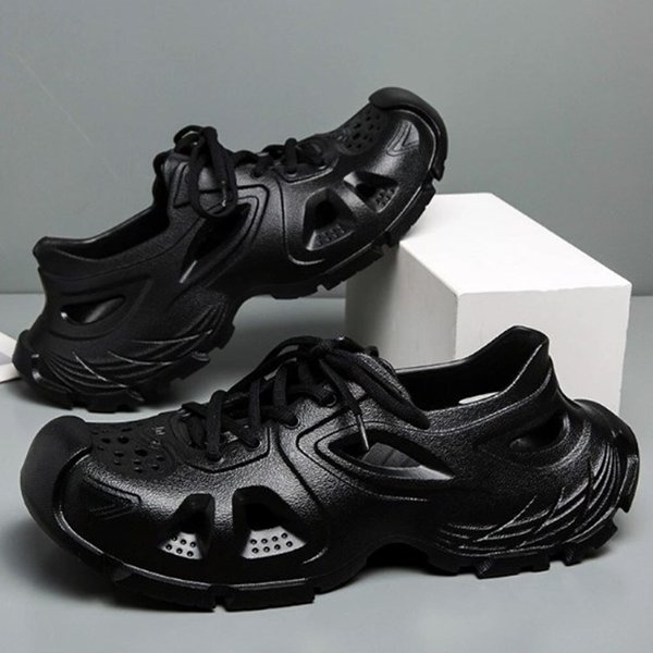 [옷자락] 여성 여름 물놀이 스포츠 컷아웃 비치 샌들