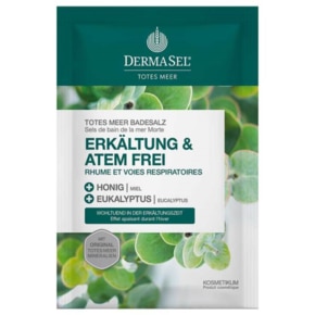 더마셀 Dermasel 사해 목욕소금 Erkaltung & Atemfrei, 80g