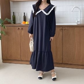 우디 후드V원피스 빅사이즈 여성의류 가을 롱원피스