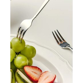 브리앙 고급 디저트 과일포크 세트 티포크 커트러리 4인조 4P