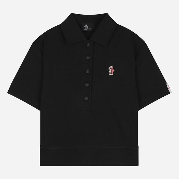 [시흥점] [몽클레어]6S 8A00003 89AZ9 999 여성 그레노블 로고 패치 폴로 셔츠 블랙