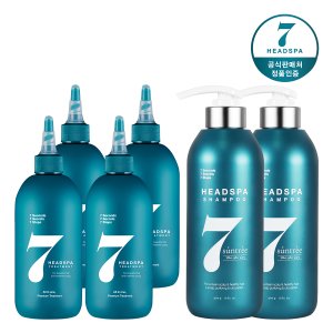 헤드스파7 트리트먼트 300mlx4+썬트리샴푸 300ml