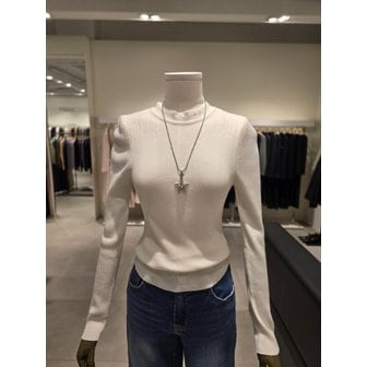 지고트 [파주점] 라운드 시스루 골지 슬림 니트 JR1A1PO029