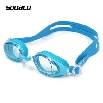 스쿠알로 SQUALO 아동용 김서림 방지형 프리미엄 수경 물안경 MM-2900 블루