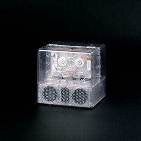 NINM Lab ITS REAL 카세트 플레이어 블루투스 스피커 투명