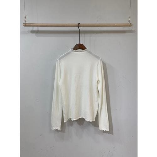 파비 레이어드 베이직 무지 물결 반목 긴팔 니트 3color