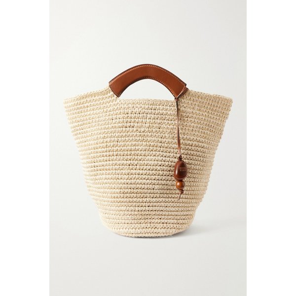 헌팅시즌 가죽 트리밍 라피아 토트백 46376663163024202