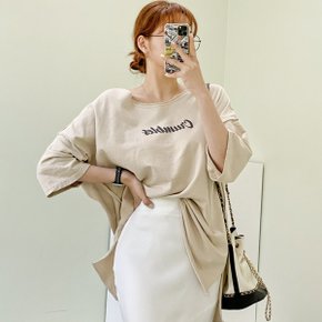 떠나자썸머 프린팅 오버핏 롱 티셔츠(tee959)