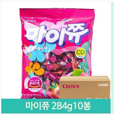 셀러허브 군것질 마이쮸 딸기복숭아 284g10봉 아이들 간식 후식 (S11763708)