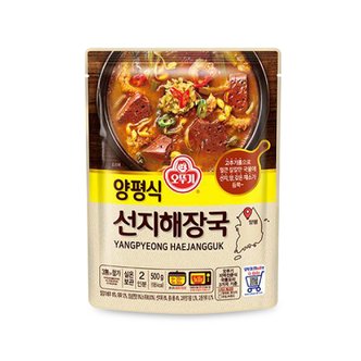 인정식탁 [오뚜기] 양평식 선지해장국 500g x 12