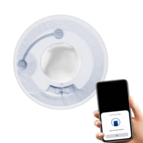NFC 스티커 38mm 투명 원형 태그 칩 카드 전자 명함 도어락 제작