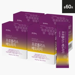 [파이토컬] 프로폴리스 배도라지 10g x 4세트/ 총 60포