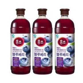 청정원 홍초 블루베리 1.5l 3개