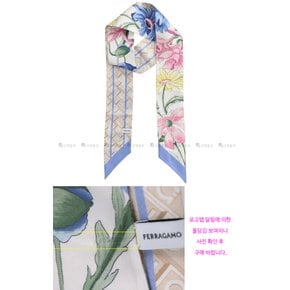 [부산점] 로고 간치니 p_32 0966 01 780230 페라가모 실크 양면 트윌리 넥스카프 방도 스키니스카프 머플