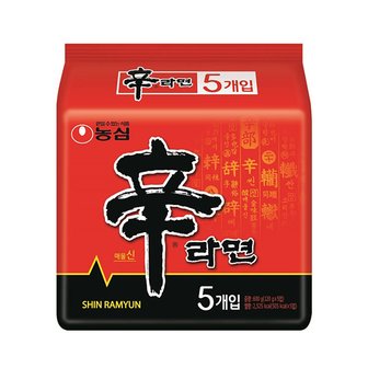 우리가락 [모닝배송][우리가락]신라면 멀티 120g x 5팩