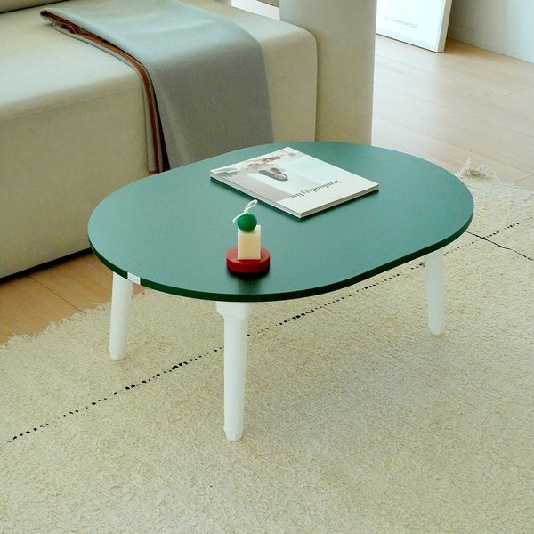 [동서가구] LPM 6단 높이조절 타원형 테이블 (800x600) DF926009