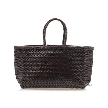 드래곤디퓨전 FW24 여성 트리플 점프 토트백 8810 DARK BROWN