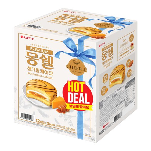 롯데몽쉘 프리미엄 리치 치즈&카라멜 1332g