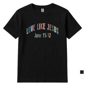 Love like jesus 라운드 남여공용 반팔C 2컬러