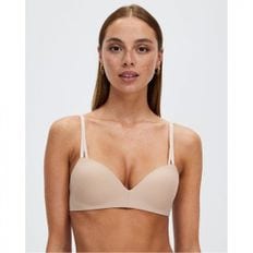 4166085 Calvin Klein Seductive Comfort Light Lift Wirefree Demi Bra - Cedar