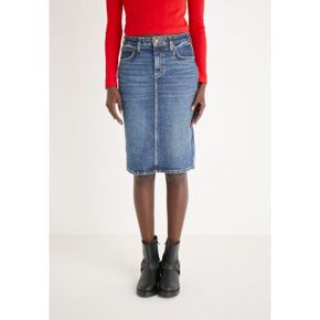 5233526 Lee MIDI SKIRT - Denim skirt dark glamour