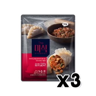  더미식 육즙김치교자 간편조리 즉석만두 350g x 3개