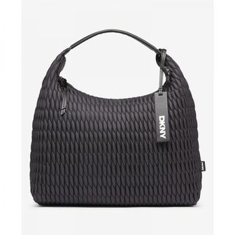 DKNY 우먼 디케이엔와이 Mack 나일론 라지 호보백 Blk/블랙 8619153