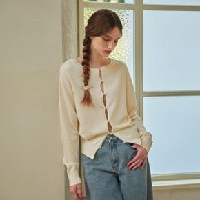 Open Hook cardigan (Ivory)