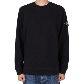 25FW 남성 와펜 패치 맨투맨 블랙 K2S156100053 S0238 V0029