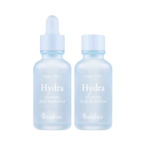 [화잘먹/3초퀵수분앰플] 나인위시스 하이드라 앰플 나노플러스 더블 기획 세트 (30+30)