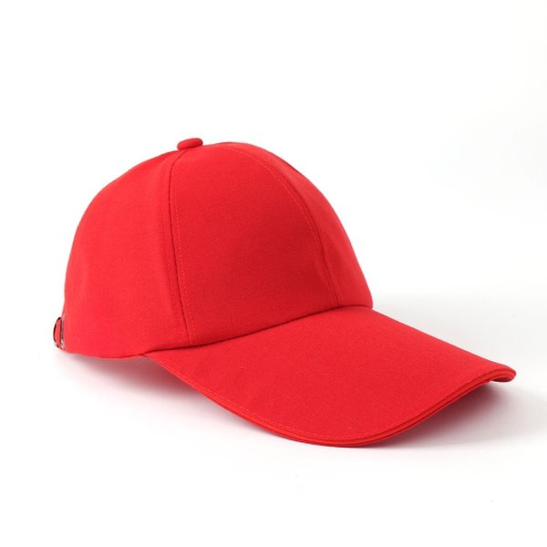 챙이 긴 캡모자(레드) 볼캡 - SSG.COM