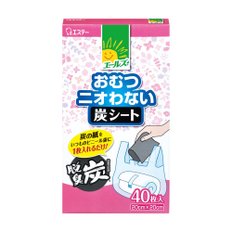 그린에버 일본 S.T. 엘즈 악취 냄새 제거 활성탄 숯 시트 40매입