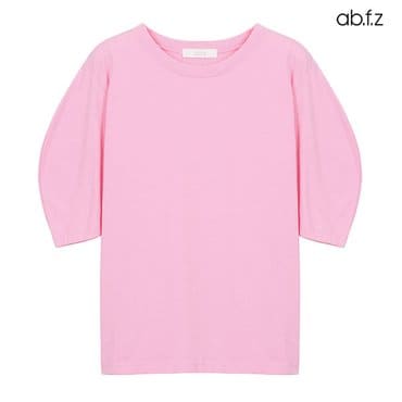 ab.f.z 벌룬 소매 면 반팔 티셔츠 (AFX2ZK32A)