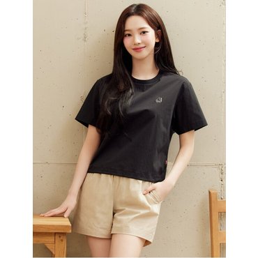 노르디스크 휘게쿨 라운드 크롭 반팔 티셔츠W OWM25227Z1