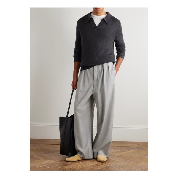 알레드 캐시미어 폴로 셔츠 그레이 46376663162996472