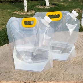 투명보관용기3L 5L세트 용기 지퍼백 비닐 봉투 물통