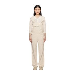 낫띵리튼 오프 화이트 토피 오버롤 TOFFE COTTON OVERALL Cream