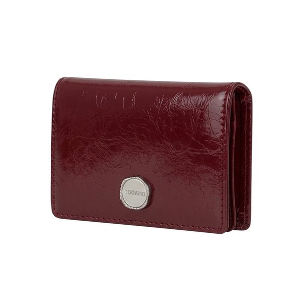 Bella Pocket Card Wallet 벨라 포켓 카드지갑 _WINE 와인 [소가죽]