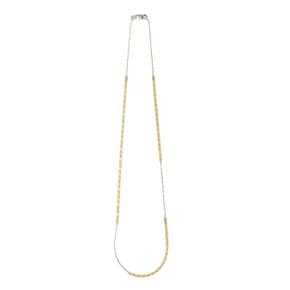 루마카 옐로화이트 네크리스, Lumaca Yellow & White Necklace, 14k, yellow gold, white gold