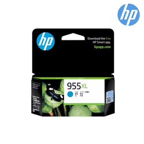 정품 HP잉크 No.955XL L0S63AA 파랑 (OJ8210/1,600매)